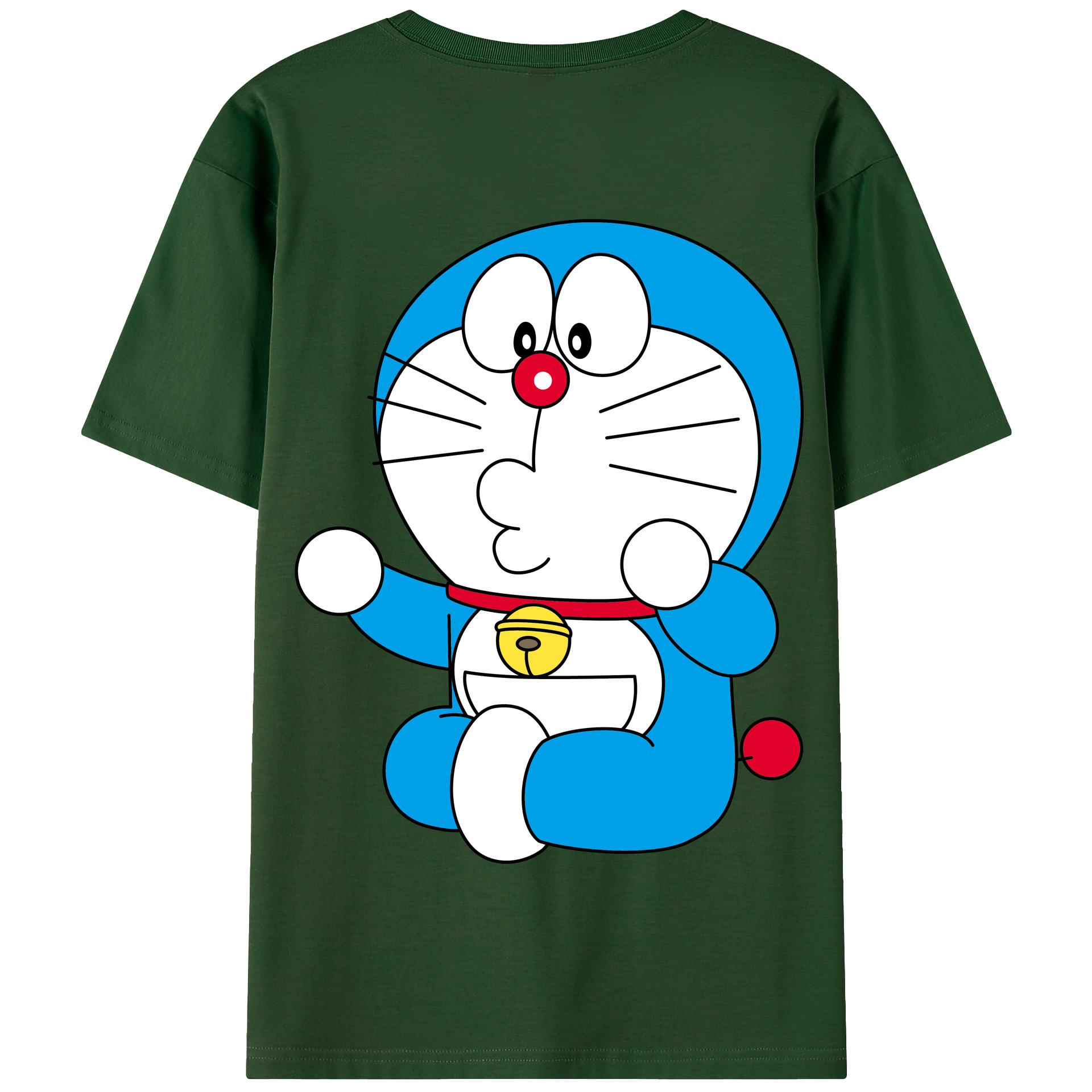 （画像用） ドラえもん Doraemon 綿100％半袖Tシャツ（背面プリント）
